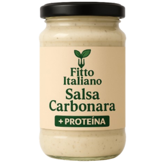 Salsa carbonara proteica